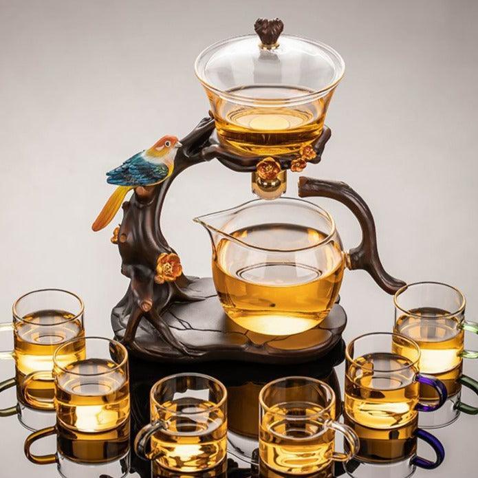 Everything goes well means persimmon automatic tea set lazy tea maker –  Pu'er Phonograph Tea house